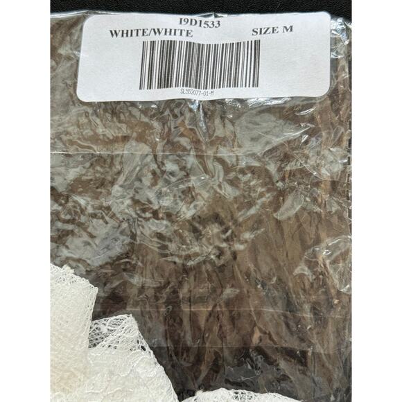 New ~ LULU'S LULUS ~ Powerful Heart White Lace Long Sleeve Bodycon Midi Dress M - Picture 10 of 10